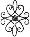 Decorative wrought iron and ornamental iron components, fencing in india Picture